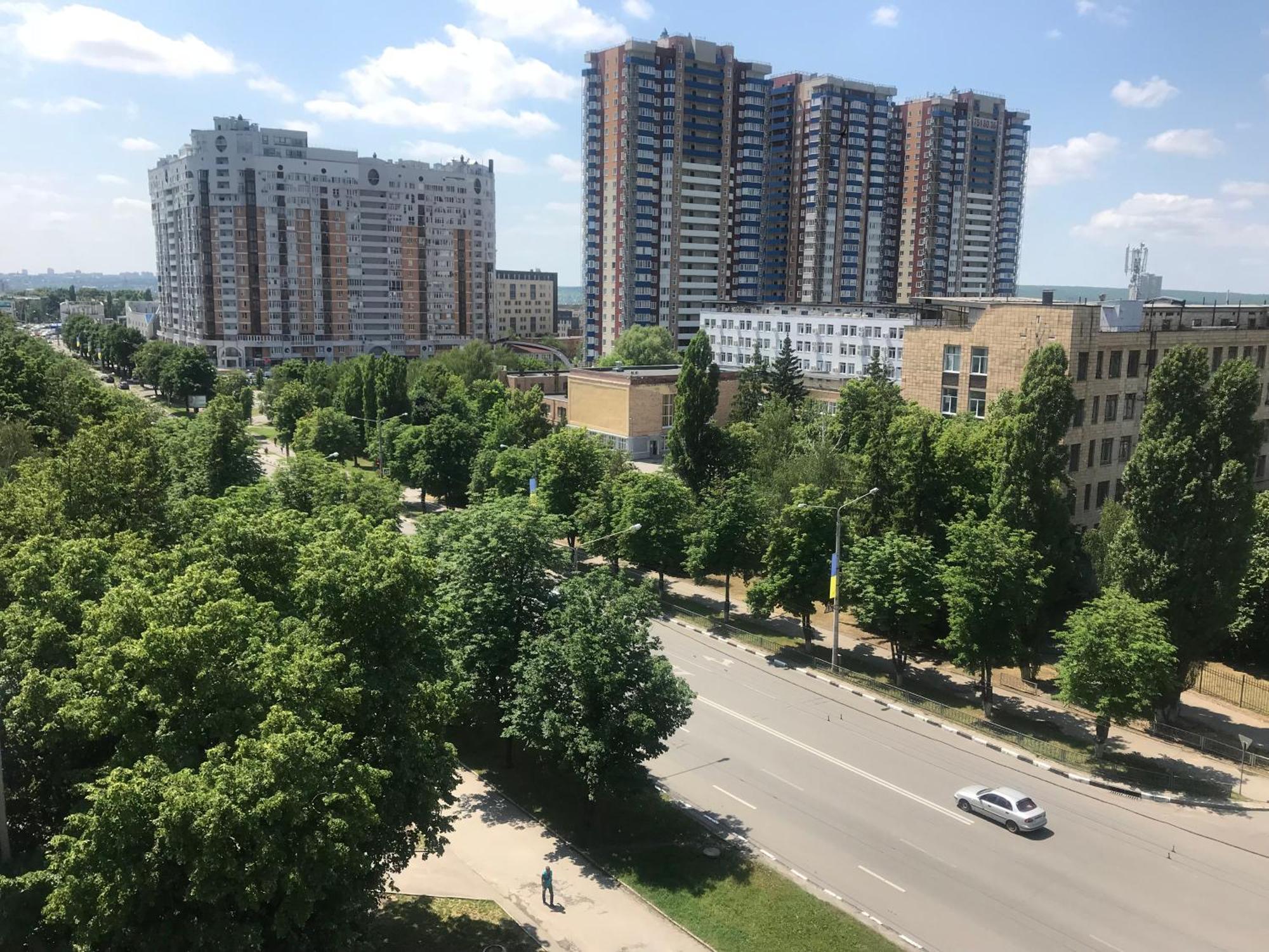 Modern Apartment With Panoramic View Near Metro 23August Harkiv Dış mekan fotoğraf